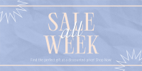 Minimalist Week Discounts Twitter post Image Preview