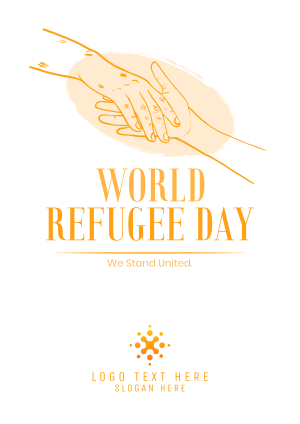 We Celebrate all Refugees Flyer Image Preview