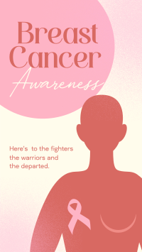 Breast Cancer Warriors Facebook Story Design