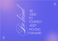 Be Kind To Yourself Postcard Image Preview