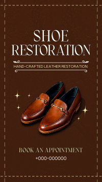 Premium Shoe Restoration Facebook Story Design