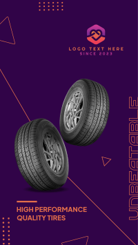 High Quality Tires Instagram Story Design