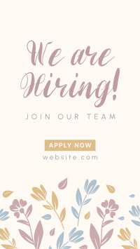 Floral Hiring Facebook story Image Preview