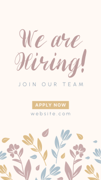 Floral Hiring Facebook Story Image Preview