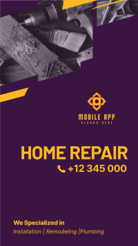 Modern Repair Service Instagram story Image Preview