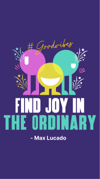 Finding Joy Quote Facebook story Image Preview