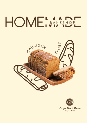 Homemade Bakeshop Poster Image Preview