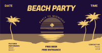 Beach Party Facebook ad Image Preview