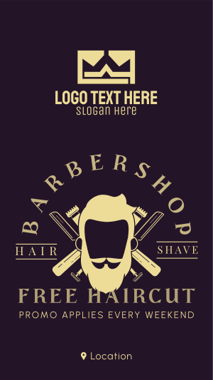 Haircut Promo Facebook story Image Preview