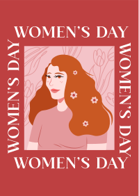 Women's Day Portrait Flyer Design