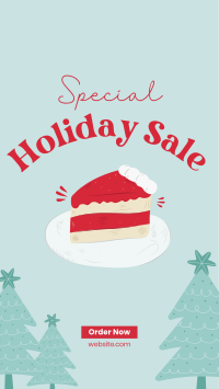 Special Holiday Cake Sale Facebook story Image Preview