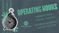 Grunge Schedule Of Operation Animation Preview