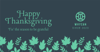 Thanksgiving Leaf Pile Facebook Ad Design