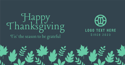 Thanksgiving Leaf Pile Facebook ad Image Preview