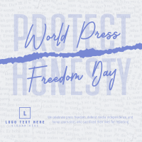 World Press Freedom Instagram Post Design
