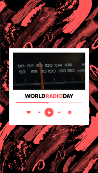 Radio Day Player TikTok Video Design