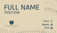 Generic Lines Pattern Business Card Preview