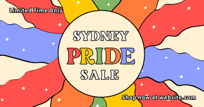 Vibrant Sydney Pride Sale Facebook ad Image Preview