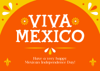 Viva Mexico Postcard Image Preview