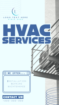 Y2K HVAC Service TikTok video Image Preview