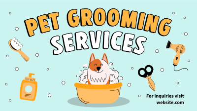 Grooming Services Facebook event cover Image Preview