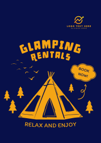 Holiday Glamping Rentals Poster Image Preview