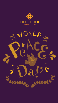 Color Of Peace Facebook Story Design