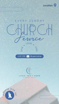 Worship with us Instagram Story Design
