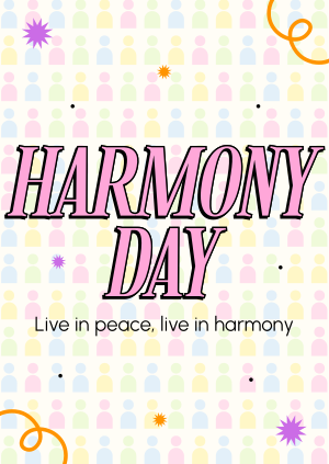 Diverse Harmony Day  Poster Image Preview