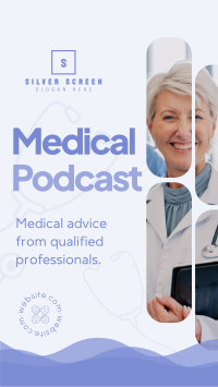 Medical Podcast Facebook Story Design