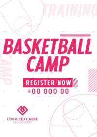 Basketball Sports Camp Poster Image Preview