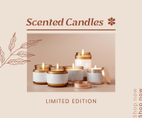 Limited Edition Scented Candles Facebook Post Image Preview