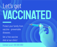 Let's Get Vaccinated Facebook Post Image Preview