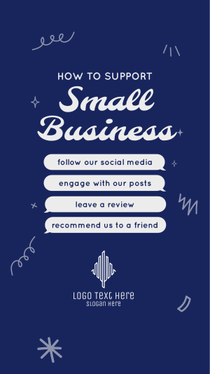 Support Small Business Instagram Reel Image Preview