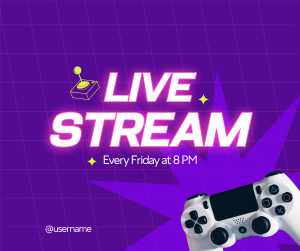Live Stream  Facebook post Image Preview