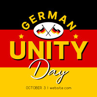 It's German Unity Day Instagram post Image Preview