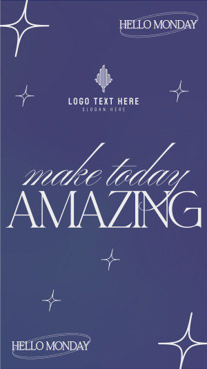 Make Today Amazing Facebook story Image Preview