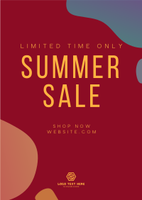 Summer Sale Puddles Flyer Design