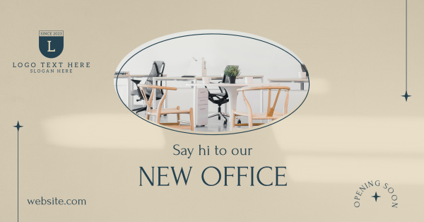 Our New Office Facebook Ad Design Image Preview