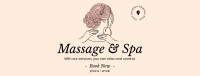 Cosmetics Spa Massage Facebook cover Image Preview