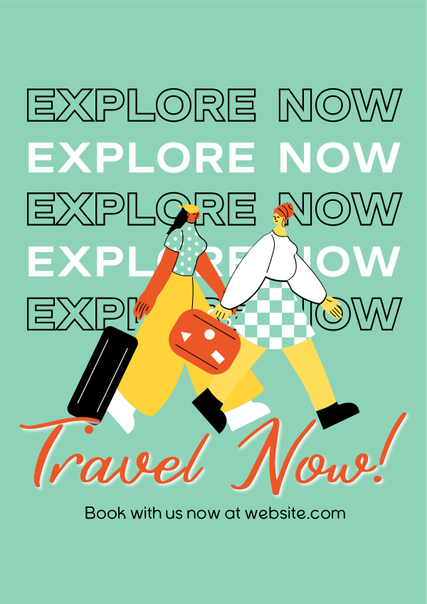Explore & Travel Flyer Design