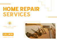 Simple Home Repair Service Postcard Image Preview
