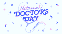 Quirky Doctors Day Facebook Event Cover Design
