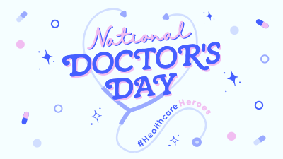 Quirky Doctors Day Facebook event cover Image Preview