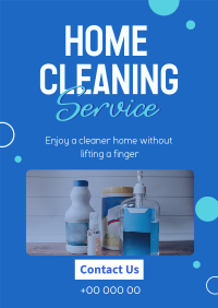 Cleaning Done Right Poster Design