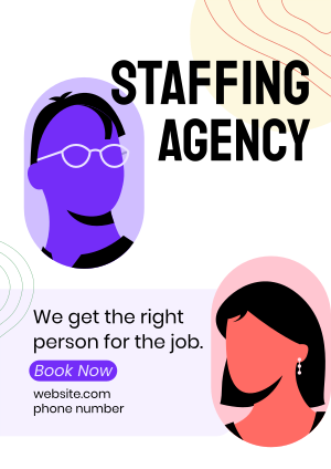 Staffing Agency Booking Flyer Image Preview