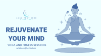 Yoga and Fitness Facebook event cover  BrandCrowd Facebook event cover  Maker