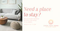 Cozy Place to Stay Facebook Ad Design