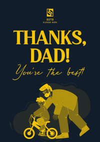 Thank You Best Dad Ever Poster Image Preview