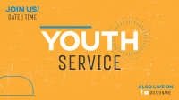 Youth Service Facebook event cover Image Preview